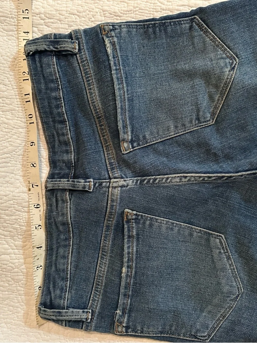 Free People W27 Bootcut Denim Jeans with Frayed Hem